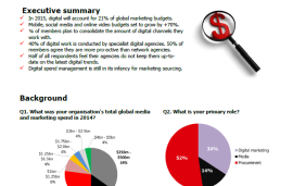    Survey on digital investment trends and digital agency management