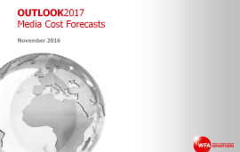    Media cost inflation & deflation forecasts 2017