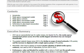    Survey results on Media Agency Remuneration 2016