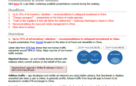    MEDIA FORUM Meeting Overview Shanghai July 2016