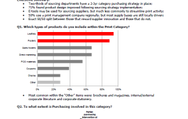    Survey on sourcing print suppliers